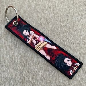 NEW My Hero Academia Momo Yaoyorozu Jet Tag Keychain